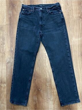 Abercrombie & Fitch Men’s 32x30 Black Vintage Stretch 90s Straight Distressed